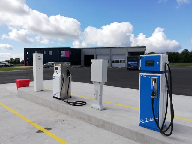 Station de carburant pour bus, Merdrignac